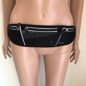 Hind Slim Waist-Belt Running Bag Fanny-Pack Adjustable Strap Zippered Mesh-Back